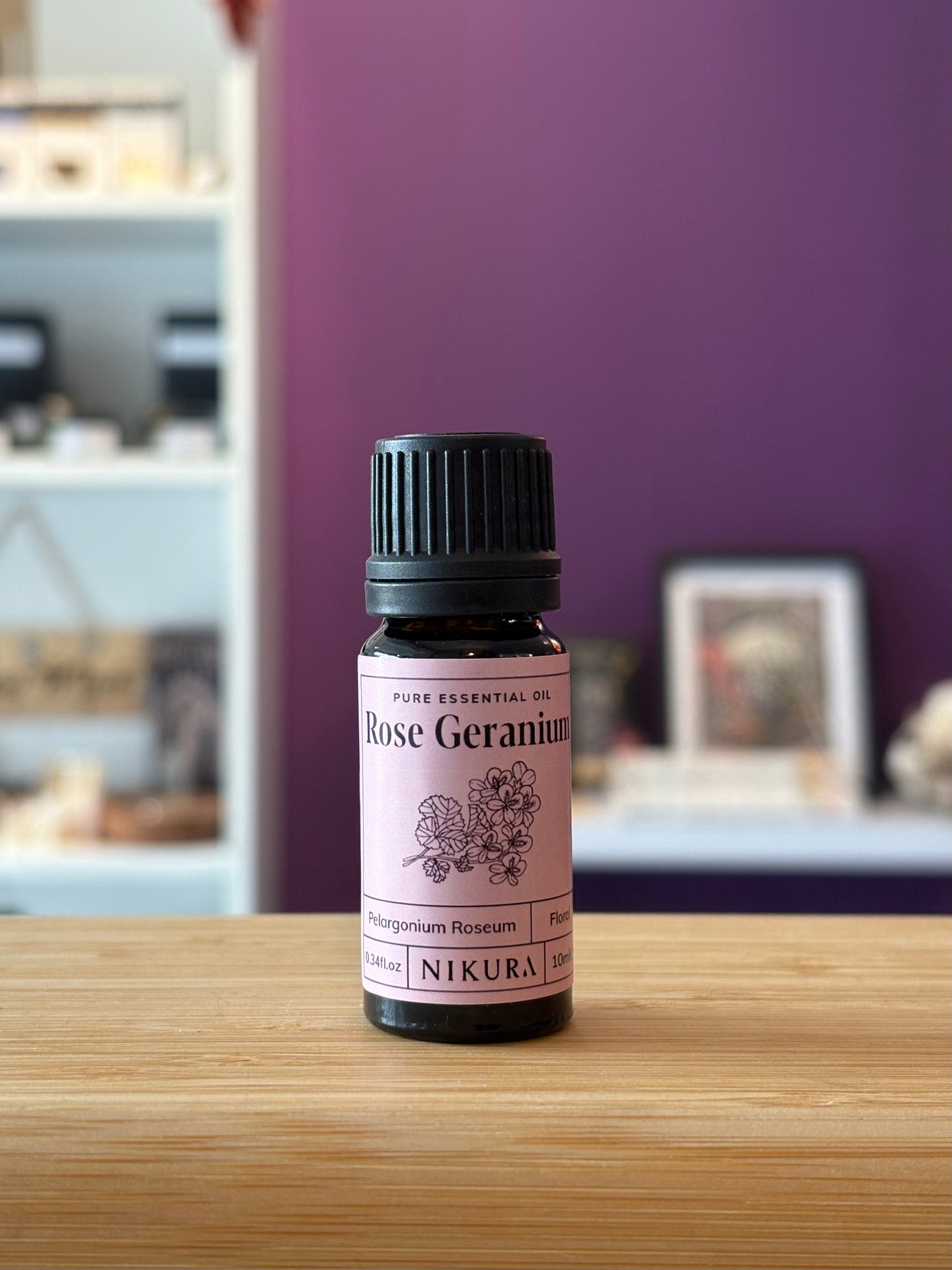 Pure Essential Oil 10ml - Rose Geranium