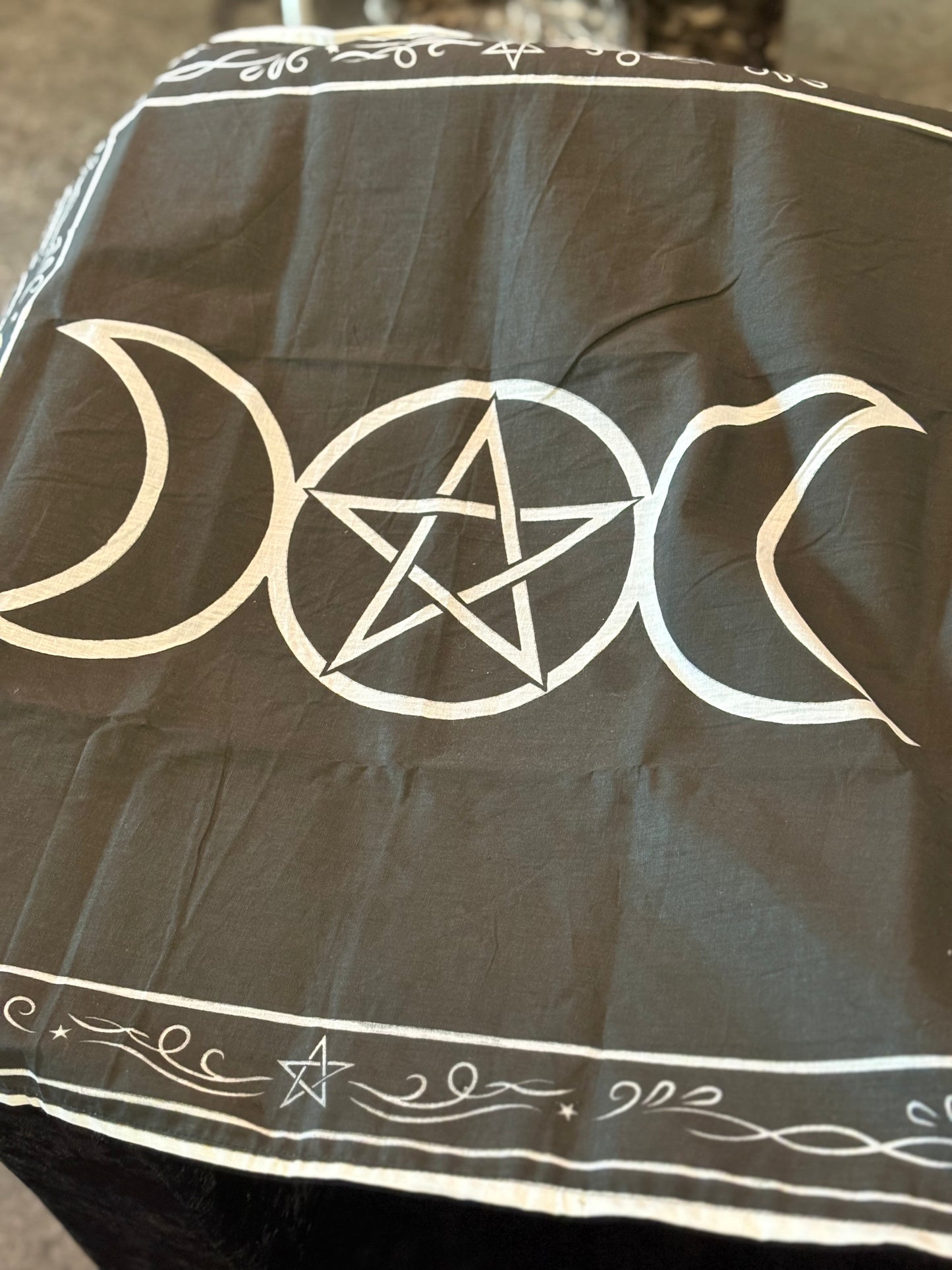 Triple Moon Altar Cloth (70x70cm)