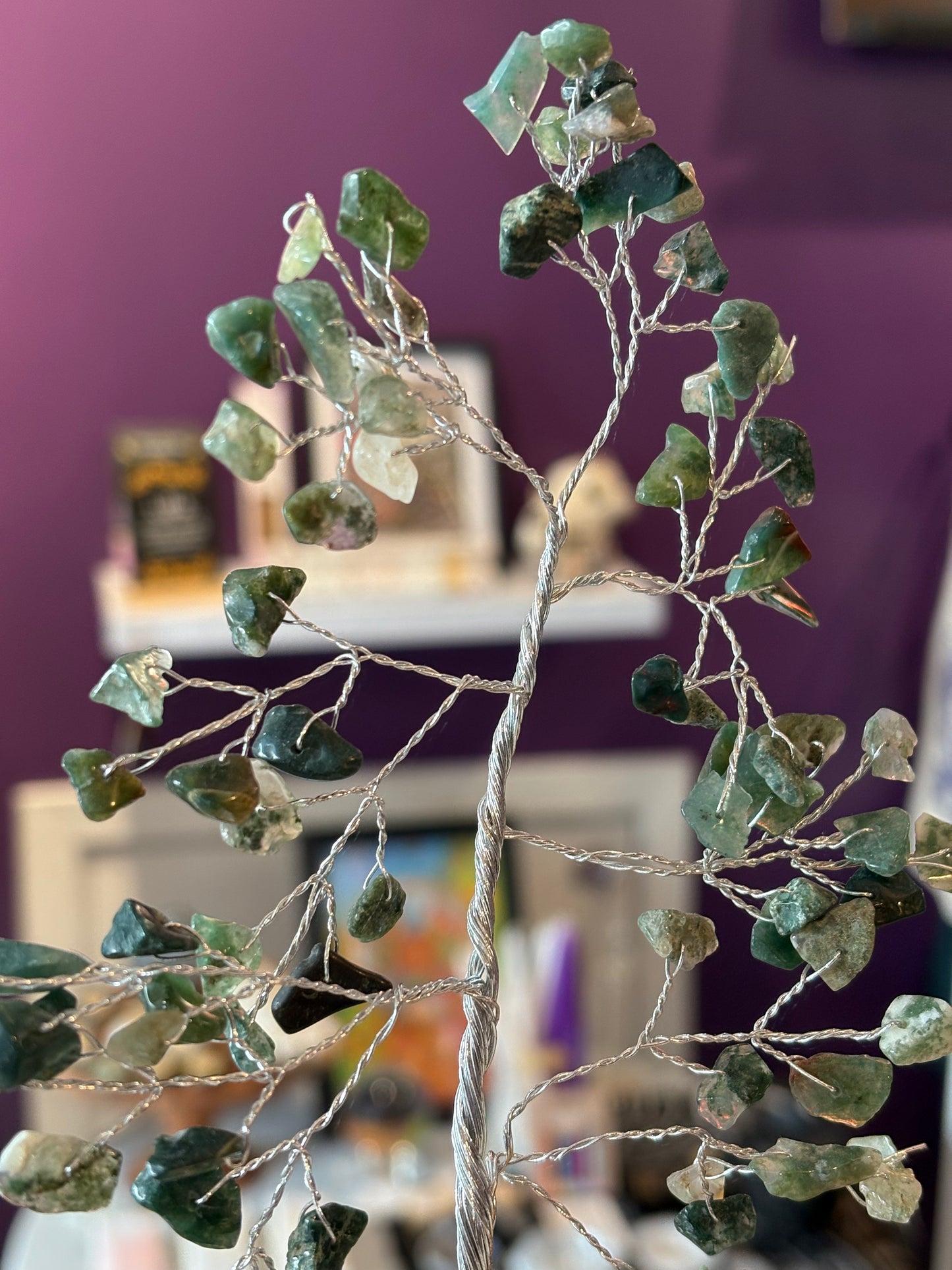 Gemstone Tree - Moss Agate