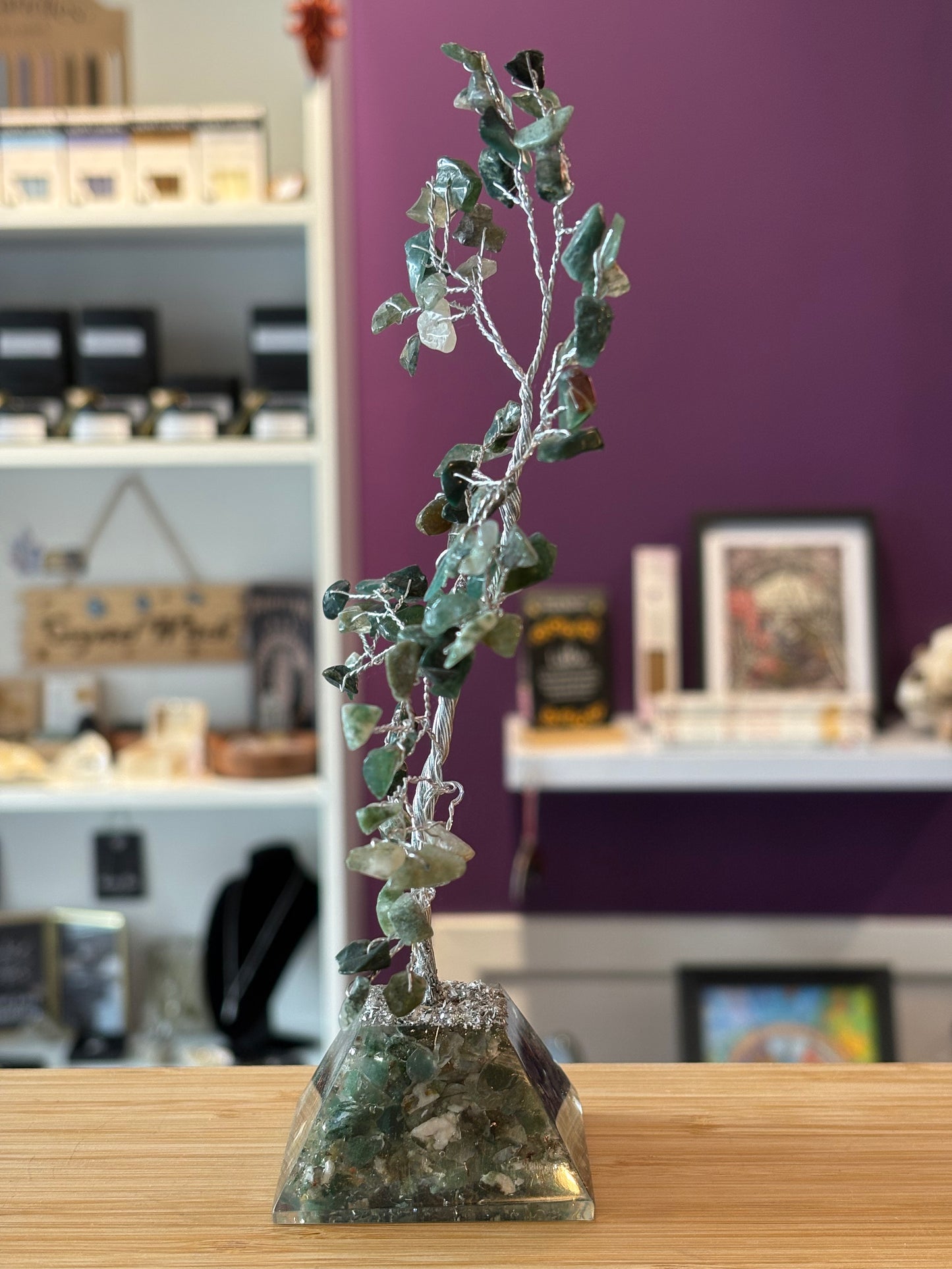 Gemstone Tree - Moss Agate