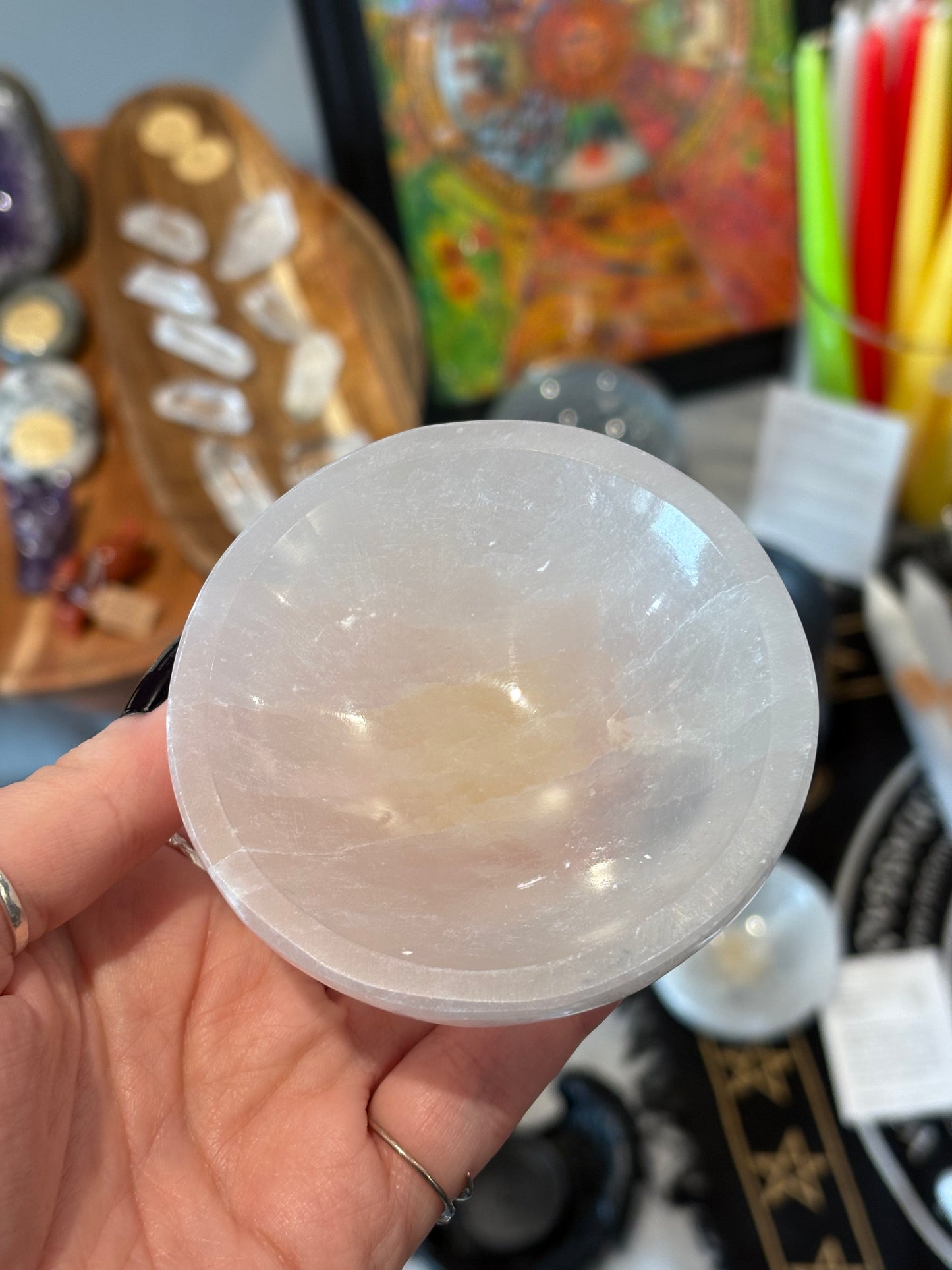 Selenite Bowl #3 - 8cm