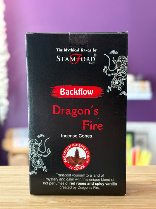 Dragon’s Fire Incense Cones - Box of x12 Cones