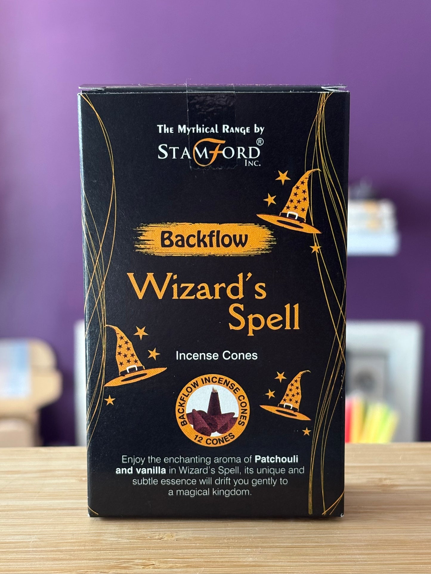 Wizard’s Spell Incense Cones - Box of x12 Cones