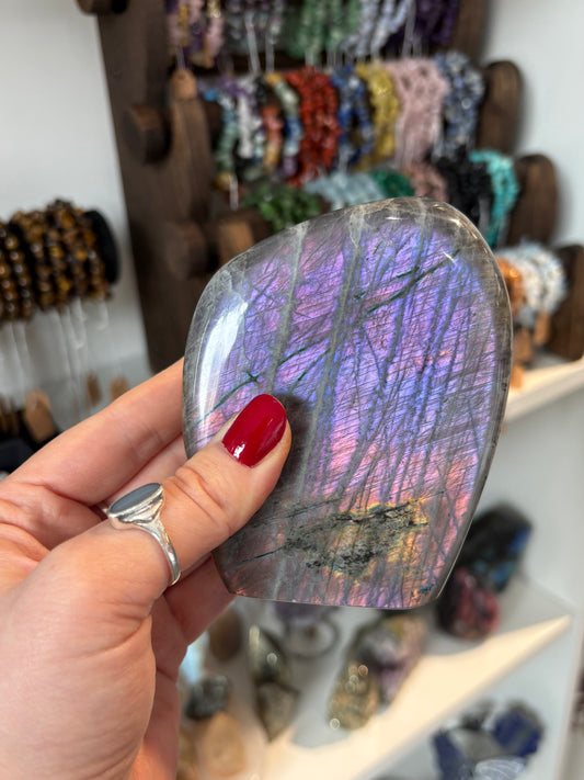Freeform Purple Labradorite