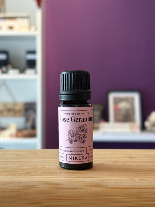 Pure Essential Oil 10ml - Rose Geranium