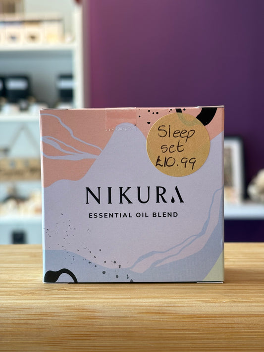 Nikura Essential Oil Blend Sleep Set - x3 10ml Essential Oil Blends