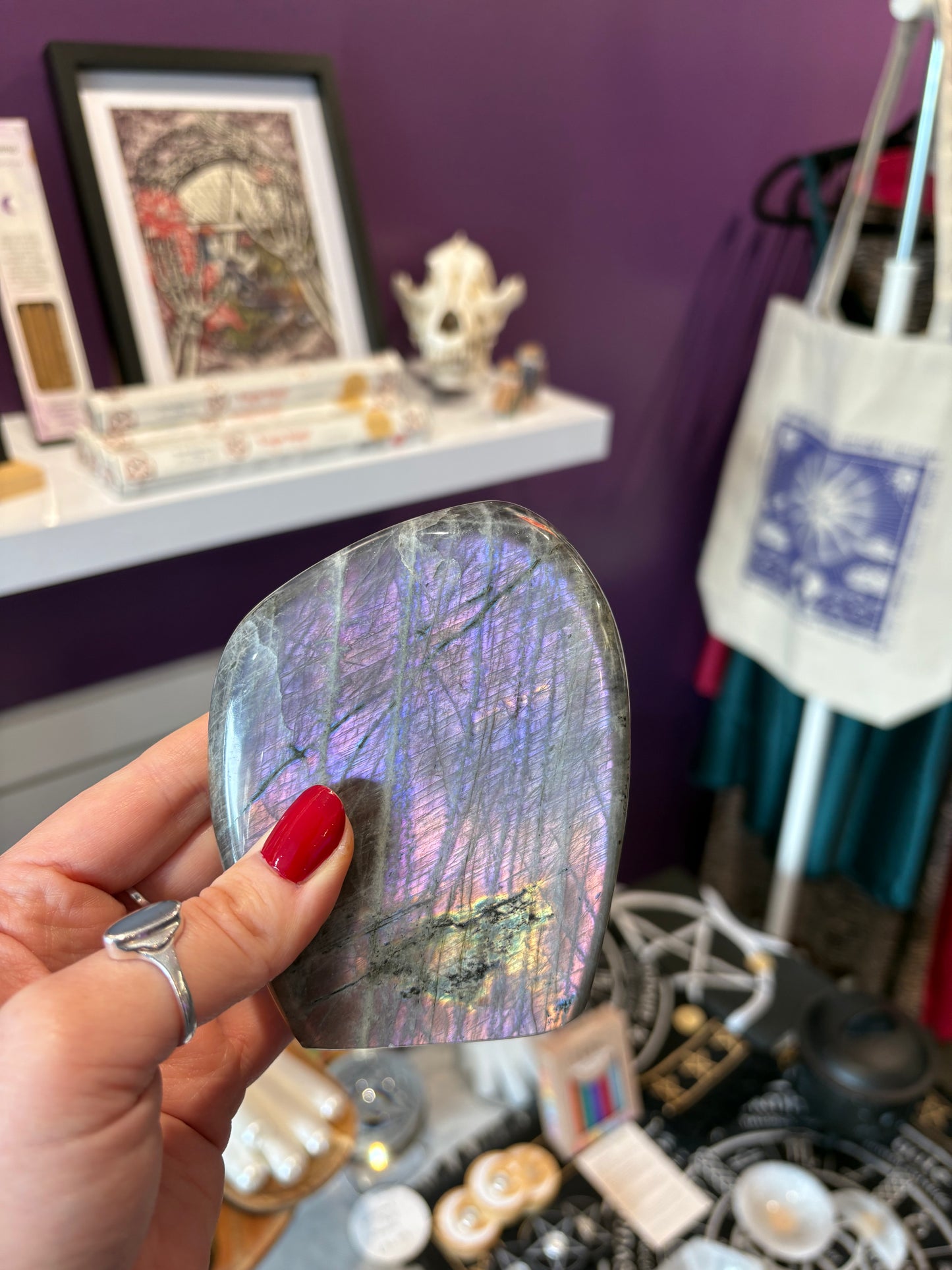 Freeform Purple Labradorite