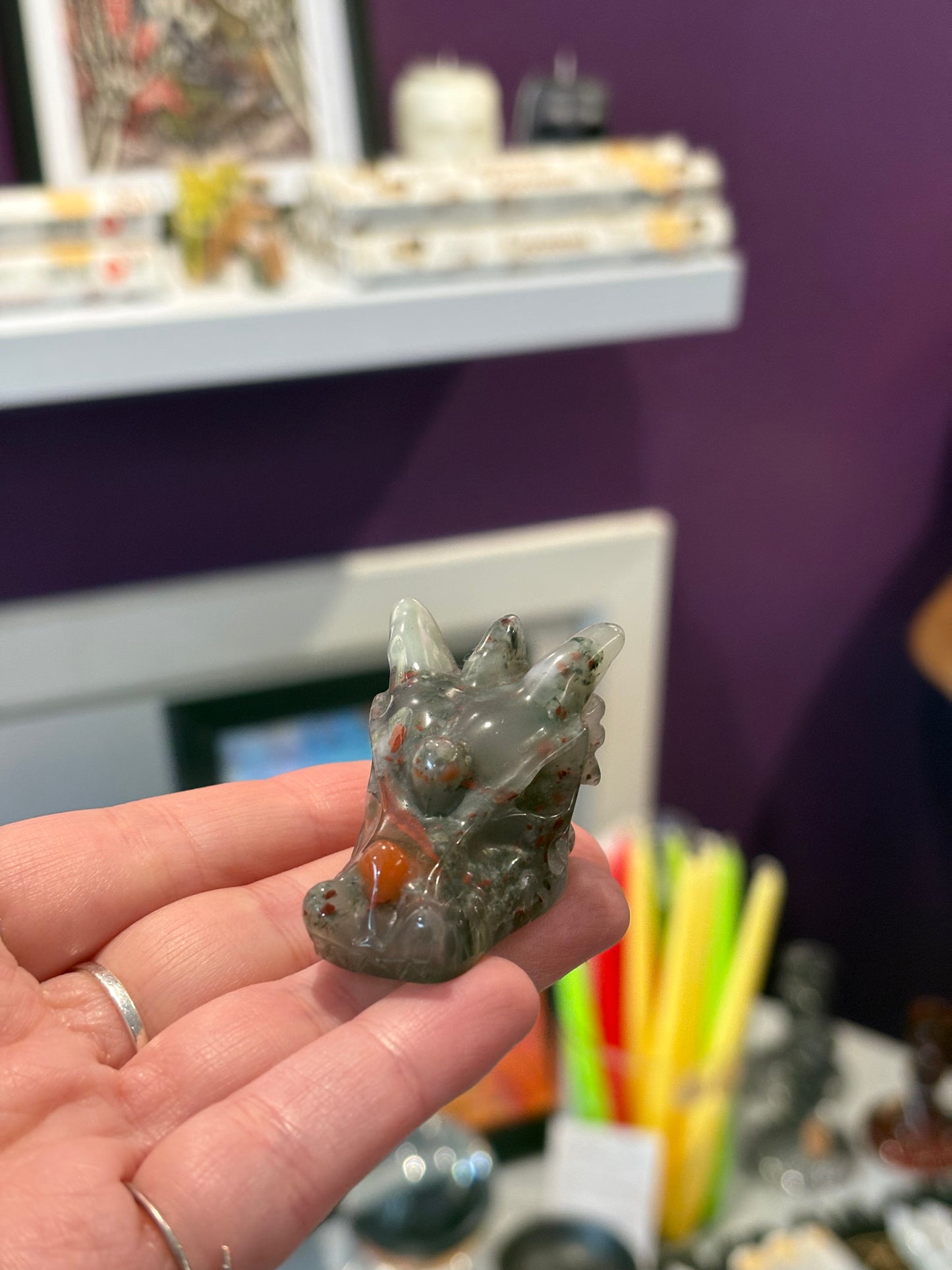 Bloodstone Dragon Head