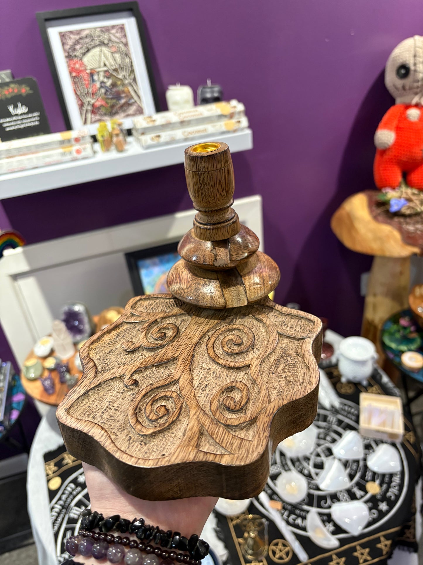 Tree of Life Back Flow Burner (Mango Wood)