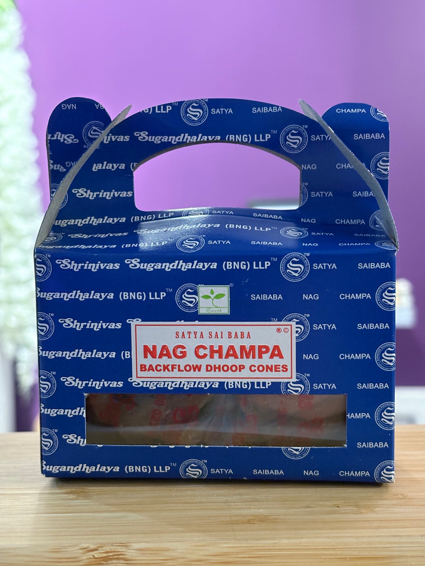 Satya Nag Champa Backflow Dhoop Cones - Box of x24 Cones