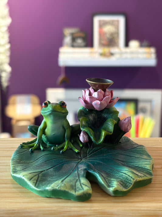 Frog & Lily Pad Backflow Burner