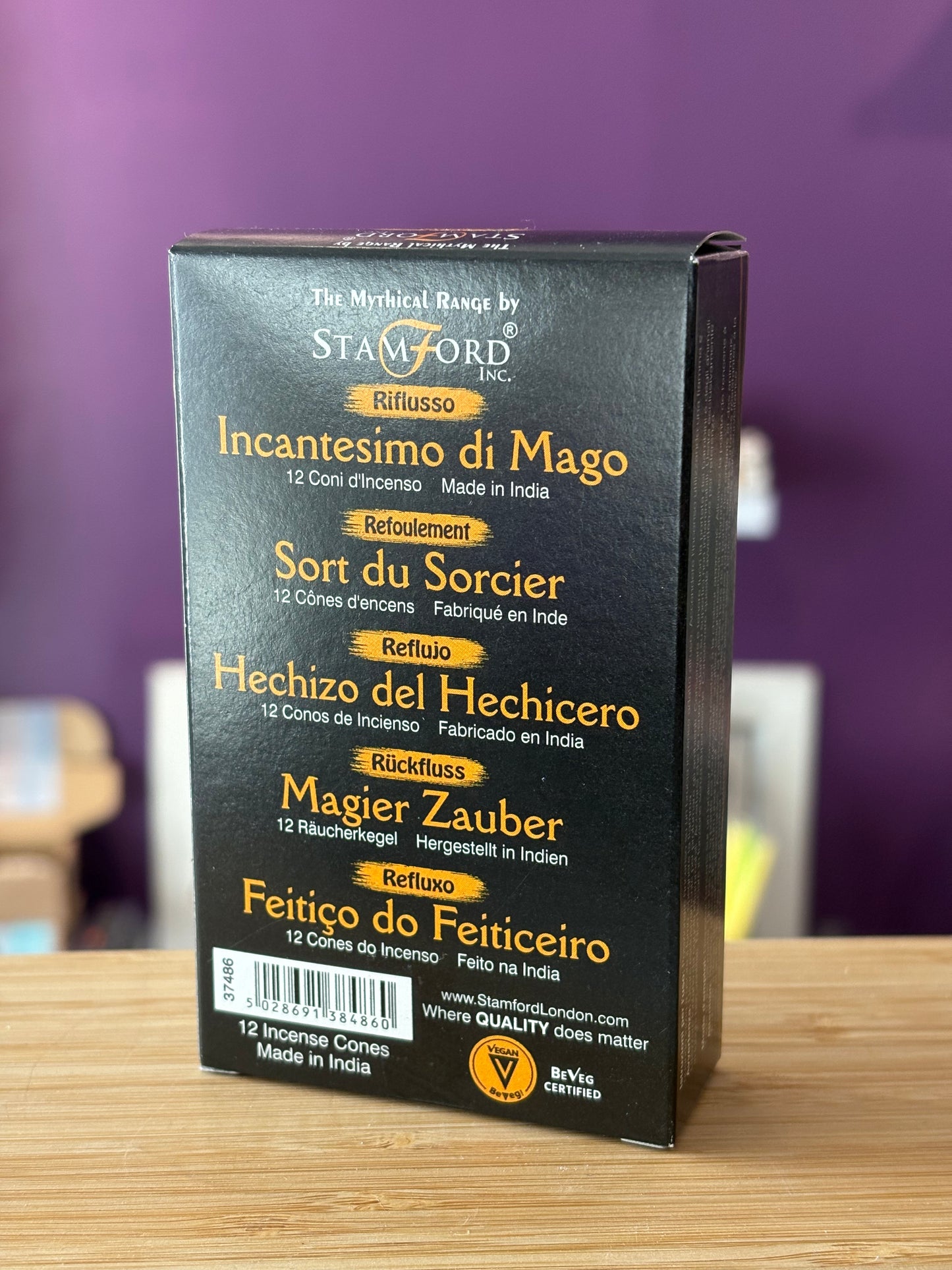 Wizard’s Spell Incense Cones - Box of x12 Cones