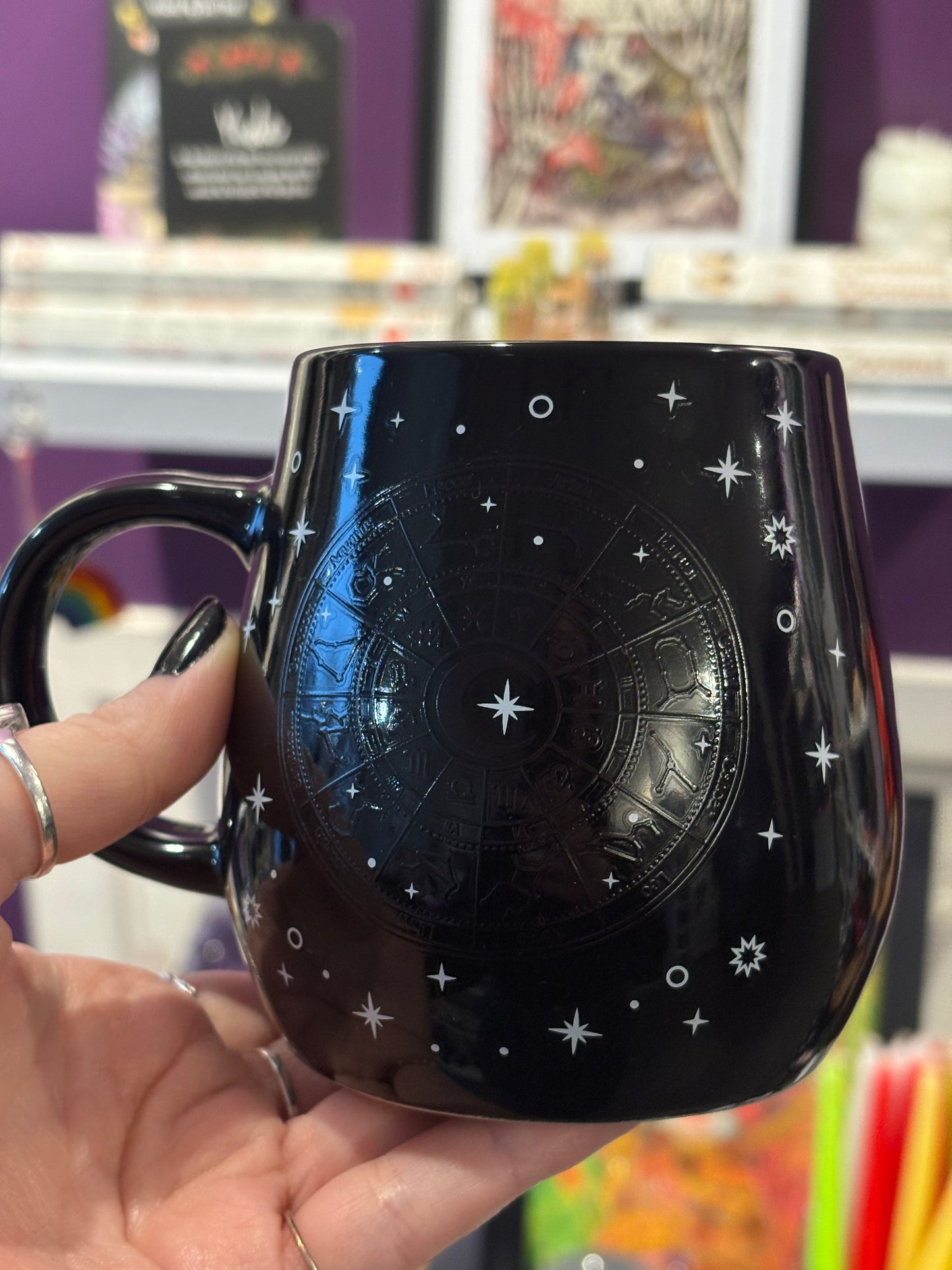 Astrology Wheel Heat Change Mug