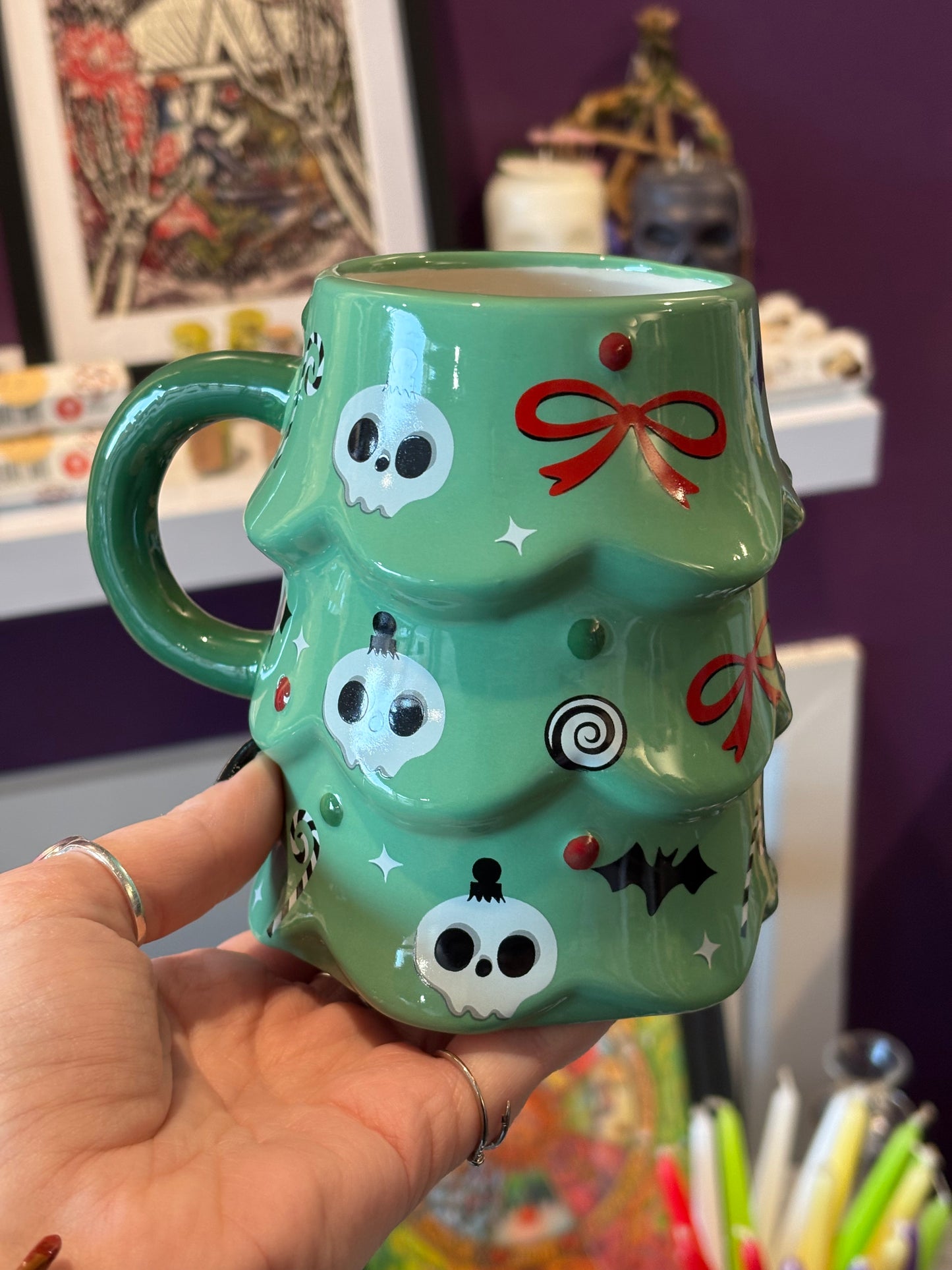 Spooky Christmas Tree Mug